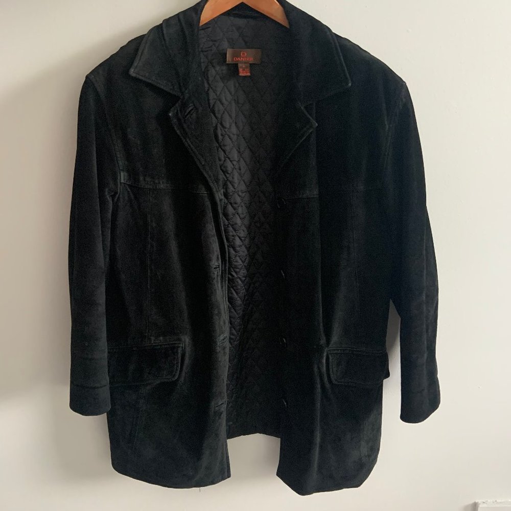 Lined Genuine Real Suede Oversized 90s Y2K Grunge Jacket Coat